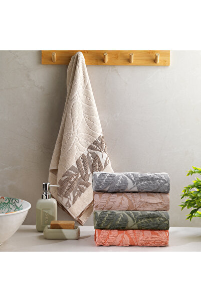 Schafer Home Adore Jakarlı Havlu 50x90 Cm 1 Parça-Krem