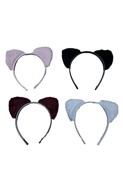 Miniso Peluş Kulaklı Taç – Yumuşak Ve Eğlenceli Saç Aksesuarı (Tek Adet)