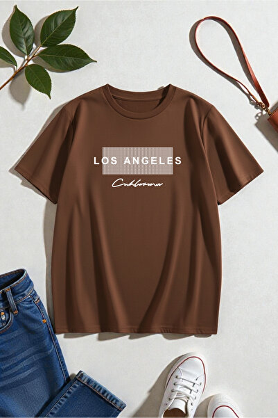 uyguntarz Unisex Los Angeles Printed Design Tshirt