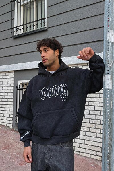 Flaw Wear Endy Dad Embroidered Hoodie