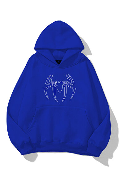 Flaubert Hanorac unisex cu imprimeu cu linii și pietre, din țesătură compactă...