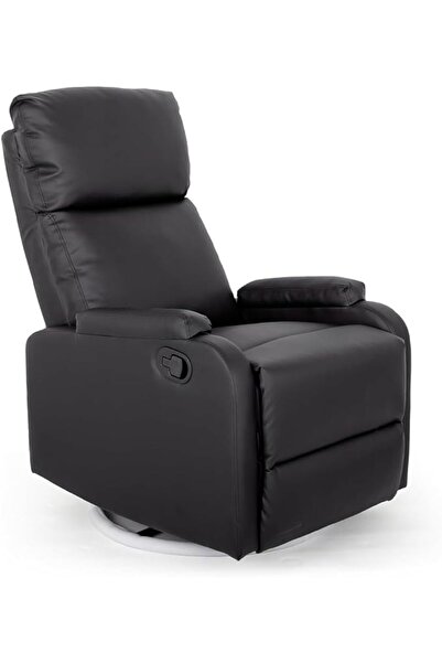 Afifa Furniture كرسي استرخاء أسود لغرفة المعيشة