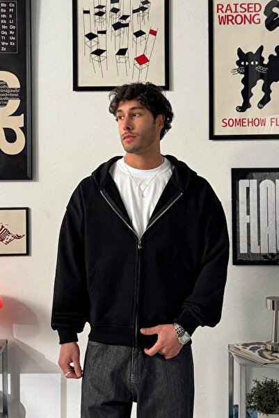 Flaw Wear Διαγώνιο Premium Υφασμάτινο Φούτερ με Φερμουάρ