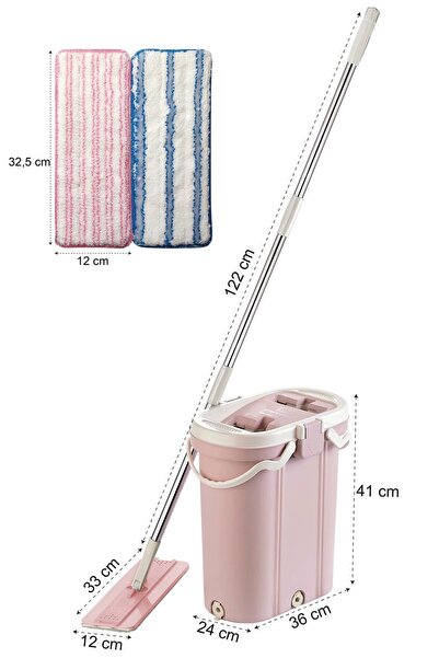 VİP AHMET Vipset Premium Tablet Mop Temizlik Seti (Temiz & Kirli Su Ayrımlı)+...