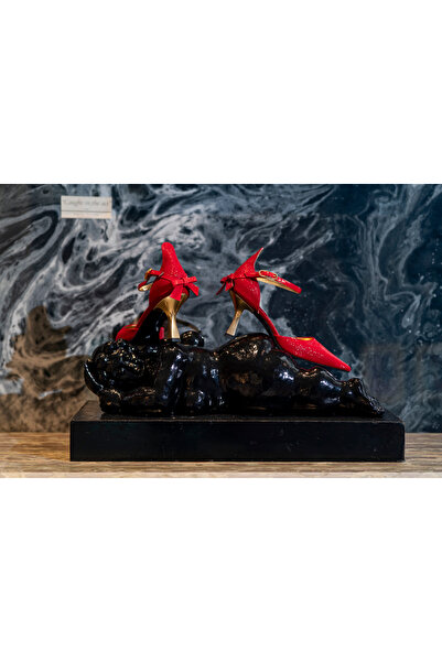 CONDUR by alexandru Pantofi Dama Toc Clepsidra Martina Red - 35