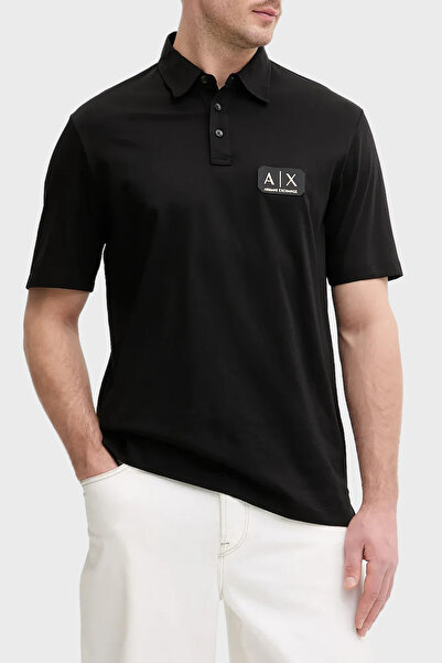 Armani Exchange Cotton Regular Fit Logo Buttoned Polo Men's Polo Xm002232 Af1...