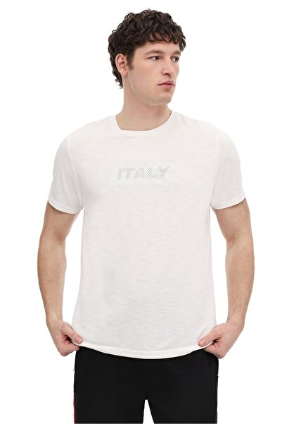 lumberjack Ανδρικό κοντομάνικο μπλουζάκι ML SLATE 11ITL1209 6FX Ecru