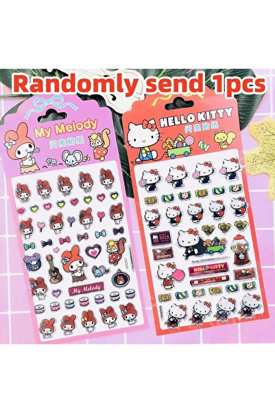 Choice جويتوب ترسل عشوائياً قطعة واحدة - ملصقات هيلو كيتي ميلودي الأصلية، كرت...