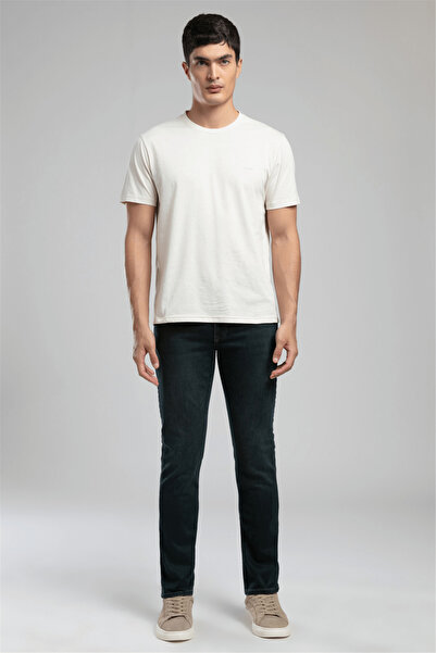 Lee Cooper Jagger Men's Slim Straight Jean Trousers Dark Green