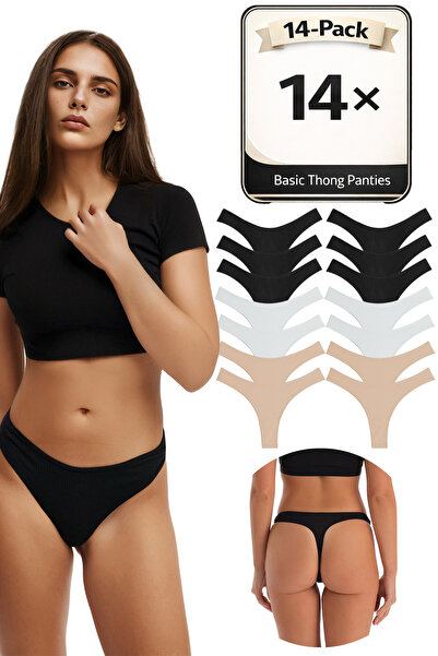 Yohannes Club Women'S, Cotton Basic Thong Panties, Classic, Elegant Cut Moder...