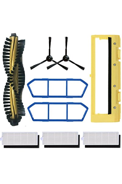 NO BRAND مناسب لاستبدال فرشاة الجانب لفلتر HEPA، ومناسب لقطع غيار مكنسة الروب...