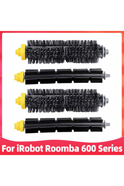 NO BRAND مجموعة قطع غيار متوافقة مع ملحقات روبوت التنظيف iRobot Roomba من سلس...