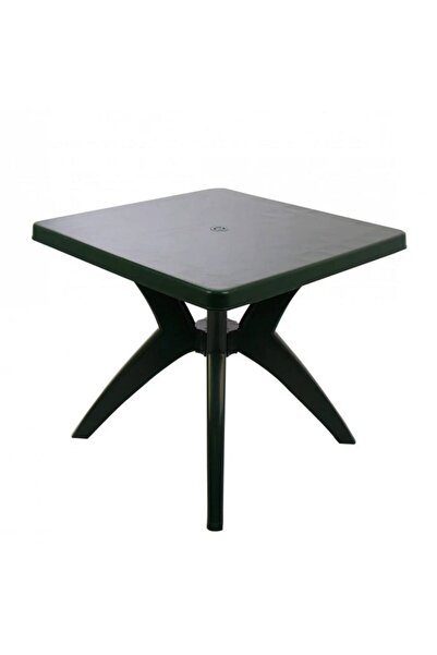 DacEnergy DacEnergy(C) fixed garden table, plastic, square, easy to clean and...
