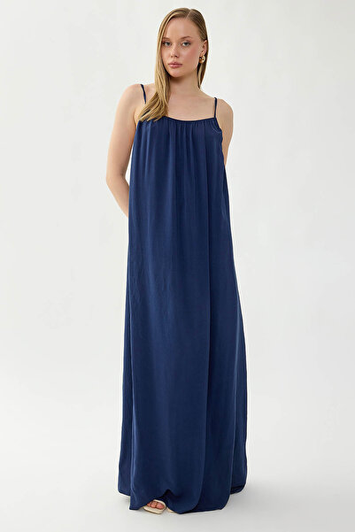 Vitrin Long Dress with String Straps