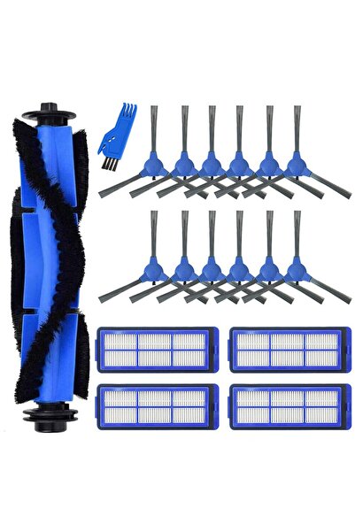 NO BRAND مناسب لمجموعة فلاتر الفرشاة البديلة، مناسب لـ Eufy RoboVac 11S Max 1...