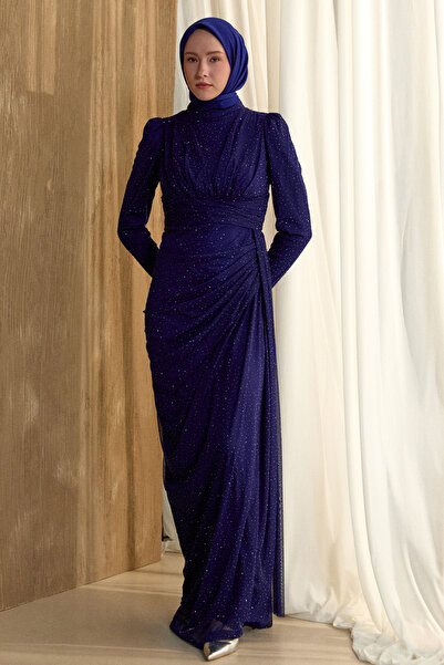 Setrms Taş Detaylı Korsajlı Abiye Elbise