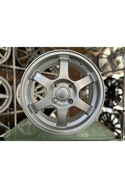 Procast 15 İNÇ 4X100 VOLK RACİNG TE37 JANT TAKIMI SİLVER (4 ADET)