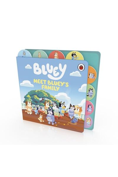 Penguin Books Bluey: Meet Bluey's Family: Tabbed Board Book
