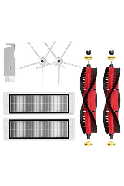 NO BRAND مناسب لمجموعة قطع الفرشاة الرئيسية/الفلتر/قماش المسح لروبوروك S5 ماك...