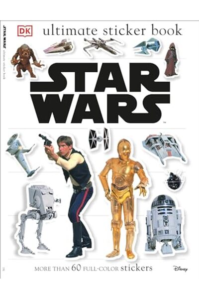 Dorling Kindersley كتاب الملصقات الأمثل: حرب النجوم: أكثر من 60 ملصقًا ملونًا...