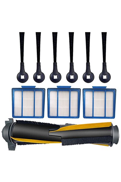 NO BRAND مناسب لـ Shark IQ RV1100SRUS RV1100SRUS RV1001 طقم فلتر الفرشاة الرئ...