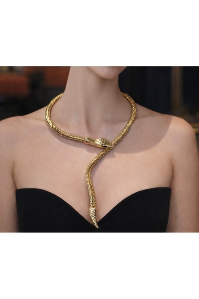 TAUPE Bijoux Jennifer Bükülebilir Yılan Kolye