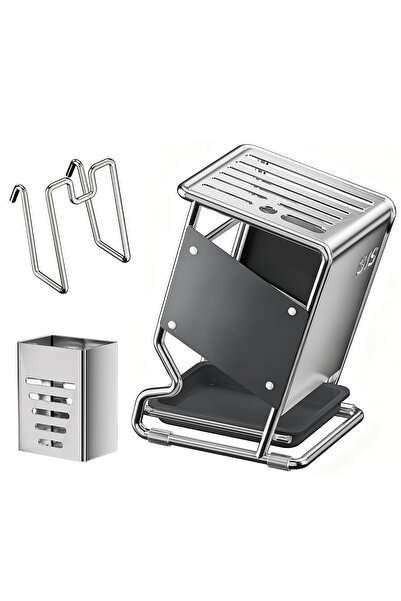 Sumkyle Knife Block Without Knives 2 in 1 Universal Square Knife Holder for K...