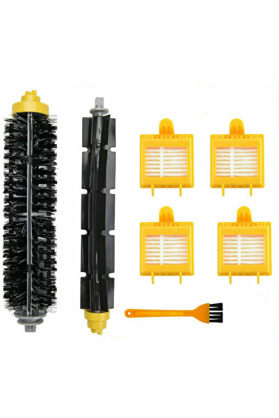 NO BRAND مجموعة قطع غيار متوافقة مع ملحقات روبوت التنظيف iRobot Roomba من سلس...