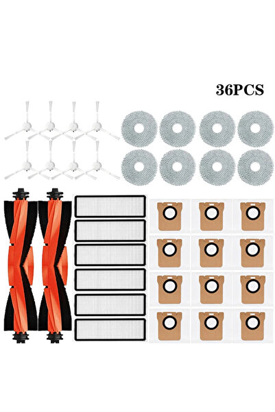 NO BRAND Suitable for Xiaomi Robot Vacuum X20+ / X20 Plus Parts Main Side Bru...