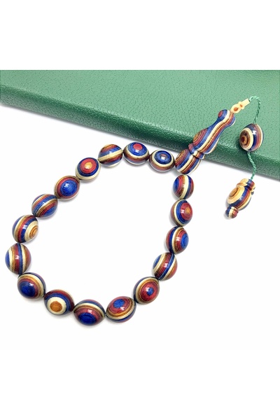 KANUNİ TESBİH سبحة خشب الكافور الملونة من إيفي بوي