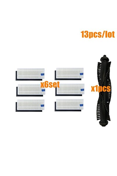 NO BRAND قطع غيار مكنسة كهربائية 360 S6 Sweeper: فرشاة رئيسية/جانبية، فلتر، م...