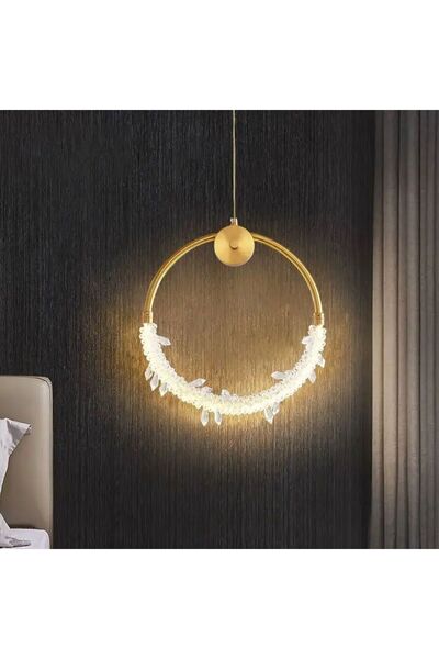 luminastar Candelabru LED cu telecomandă, inel cu diamant, 35W, lumină neutră...