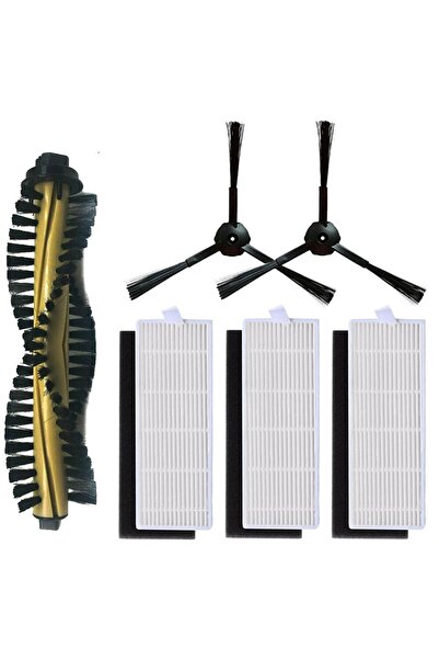 NO BRAND مناسب لاستبدال فرشاة الجانب لفلتر HEPA، ومناسب لقطع غيار مكنسة الروب...