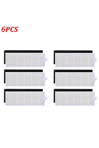 NO BRAND مناسب لاستبدال فرشاة الجانب لفلتر HEPA، ومناسب لقطع غيار مكنسة الروب...