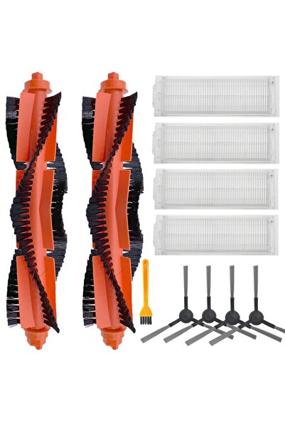 NO BRAND مناسب لمجموعة فرشاة وفلتر مكنسة روبوتية Mijia Mi Robot Mop Pro STYTJ...