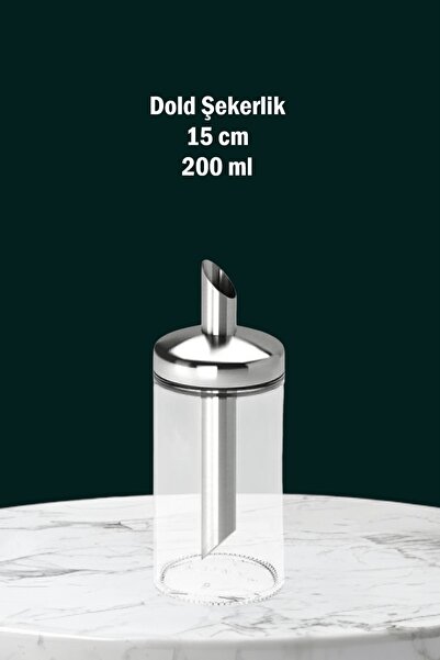 IKEA Dold Şekerlik, Cam, Pratik Şekerlik, 15 Cm