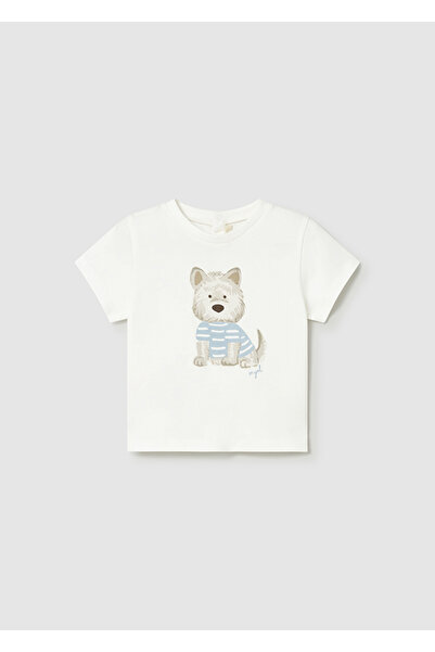 MAYORAL Baby Boy Printed T-Shirt White 1001