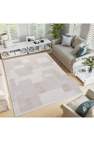 Gülaylar Home Makine Dokuma Soft Dokulu Toz Tutmayan Modern Salon ve Oturma O...