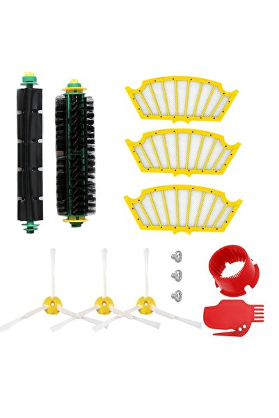 NO BRAND يناسب فلاتر وفرش وأجزاء مجموعة iRobot Roomba من سلسلة 500 و510 و530 ...