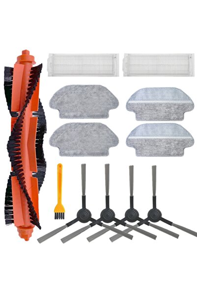 NO BRAND مناسب لمجموعة فرشاة وفلتر مكنسة روبوتية Mijia Mi Robot Mop Pro STYTJ...