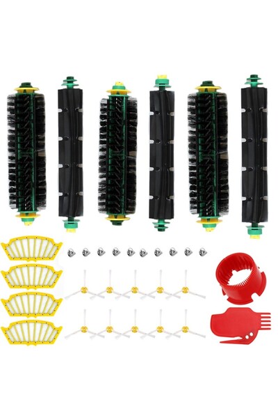NO BRAND يناسب فلاتر وفرش وأجزاء مجموعة iRobot Roomba من سلسلة 500 و510 و530 ...