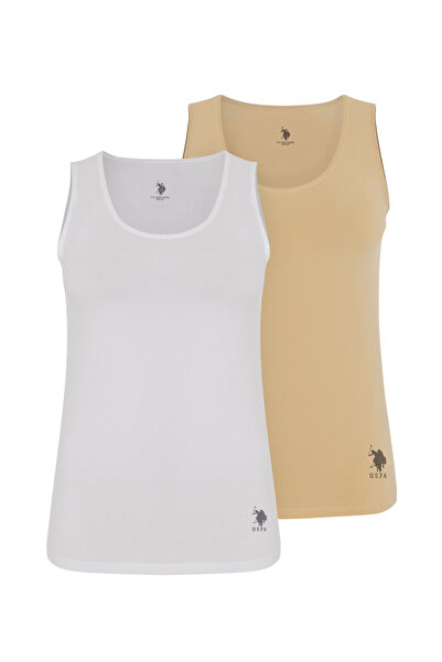 U.S. Polo Assn. Women's White Underwear Top 50250113-Vr013