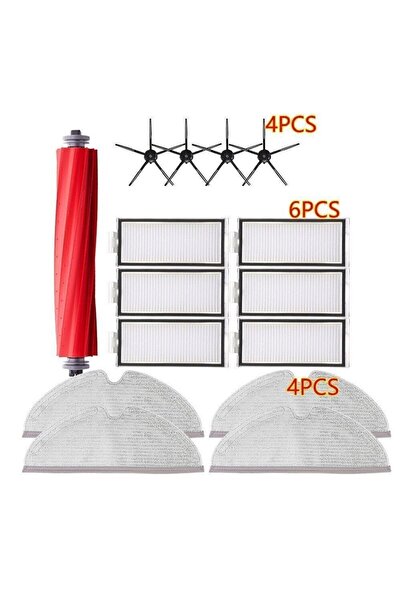 NO BRAND مناسب لمكنسة روبوروك Q7 ماكس / ماكس+ / تي 8 الكهربائية، فرشاة جانبية...
