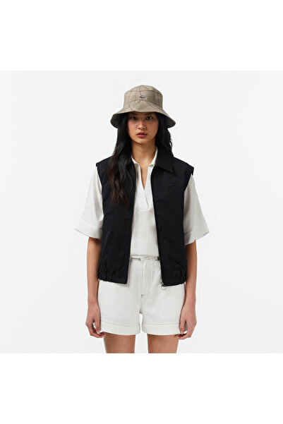 Lacoste Kadın Regular Fit Siyah Yelek