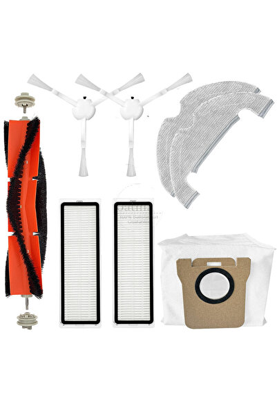 NO BRAND مناسب لملحقات مكنسة شاومي الروبوتية X10 B102GL، وقطع غيارها.