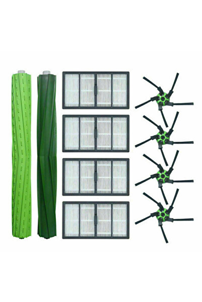 NO BRAND مناسب لفرشاة رئيسية وفلتر HEPA حقيبة غبار مكنسة iRobot Roomba S9/S9 ...