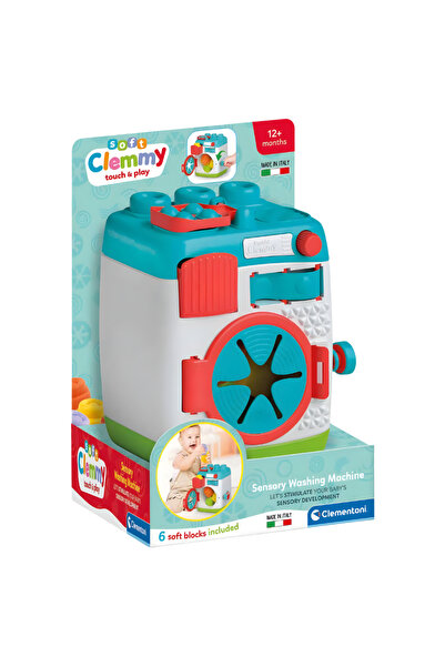 Baby Clementoni CLE-17582 Soft Clemmy Duyusal Çamaşır Makinesi