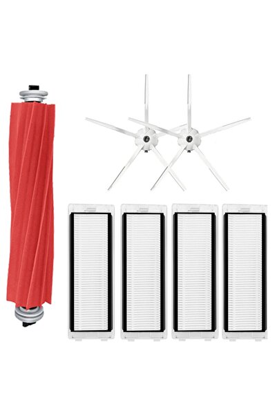 NO BRAND مناسب لفرشاة روبوروك P10/Q ريفو الرئيسية، والفرشاة الجانبية، والفلتر...