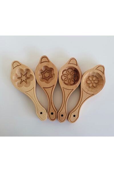 FeyzaDesign Çocuklar ve mutfak severler için 4'lü kerebiç ve kömbe kalıbı seti