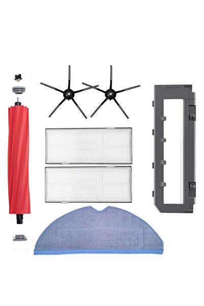 NO BRAND مناسب لفرش مكنسة روبوروك S7 S70 S75 T7 T7S T7Plus T7SPlus، وفلتر هيب...